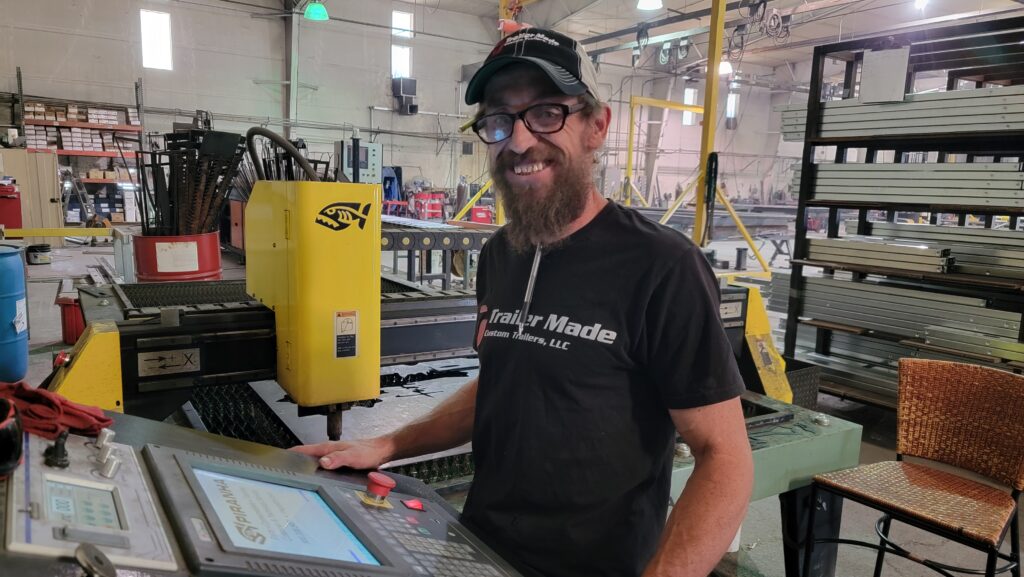 Trailer Made Team Member Working